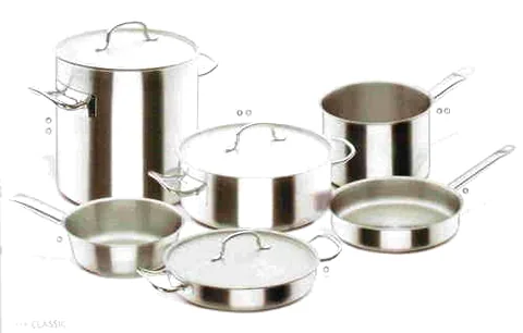 Batería de cocina de acero inoxidable